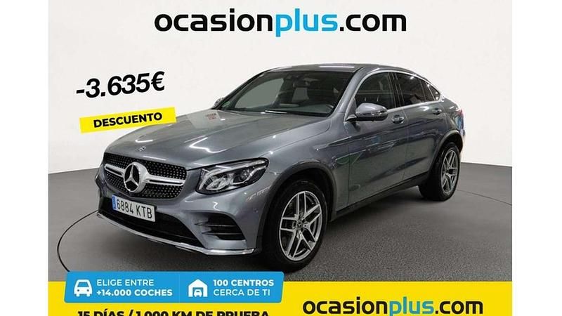 Gris Usado 2019 Mercedes GLC220 Coupe | 36.355 € (Super precio) - Imagen 1/4