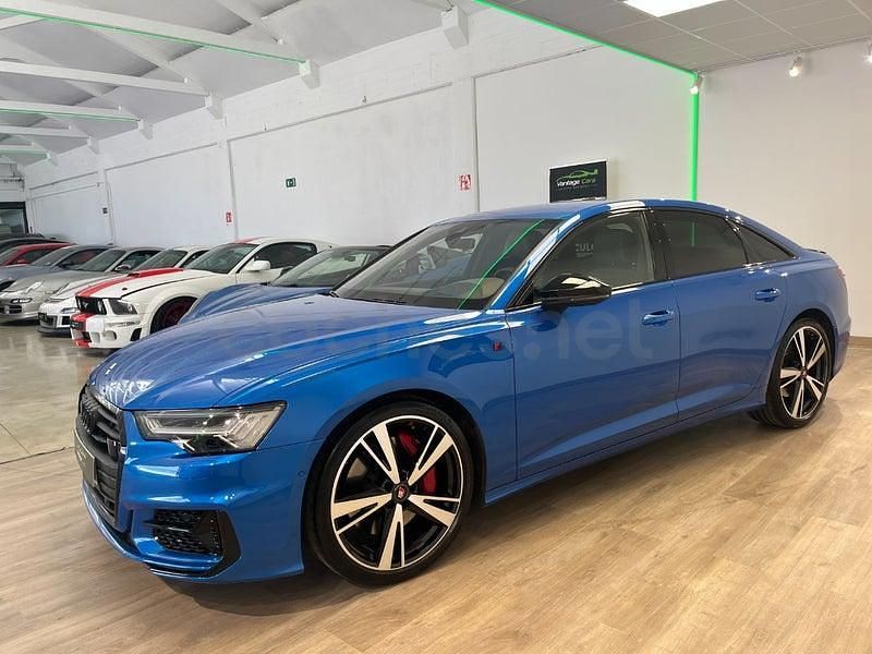 Usado Audi A6 S-Line 340 CV (250 kW) 2021 Azul Berlina
