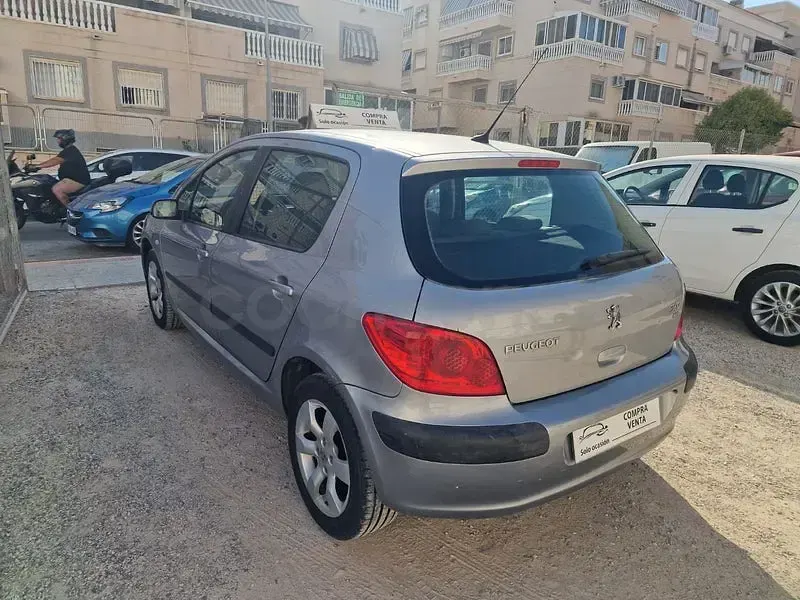 Usado Peugeot 307 110 CV (80 kW) 2004 Gris / plata Berlina