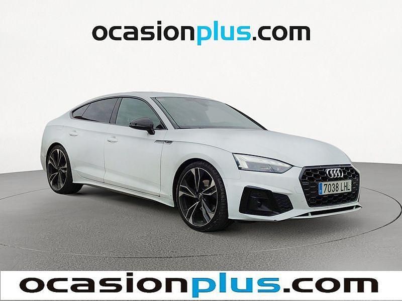 Usado Audi A5 Sportback S-Line 163 CV (119 kW) 2020 Blanco Utilitario
