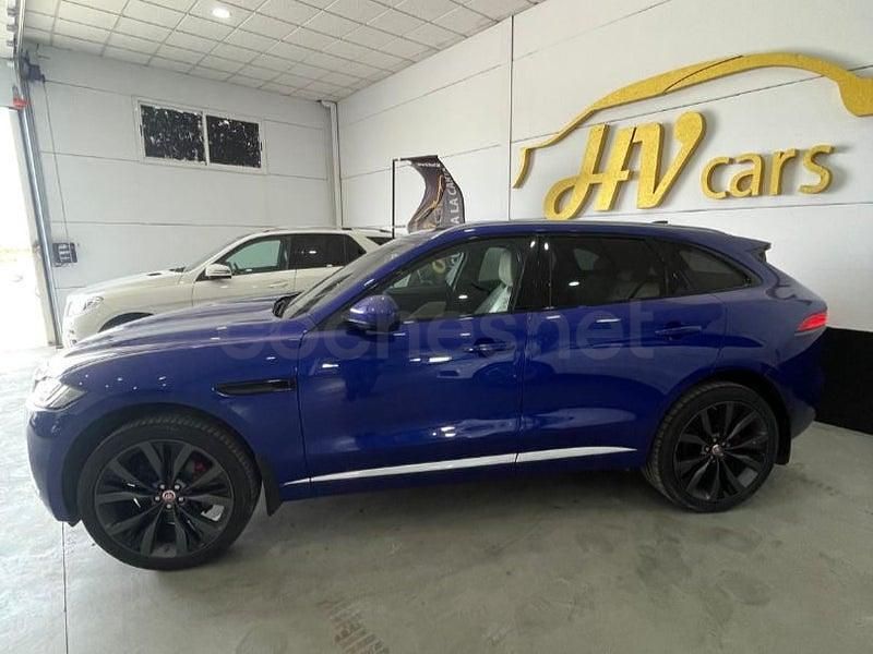 Usado Jaguar F-Pace First Edition 300 CV (220 kW) 2017 Azul SUV
