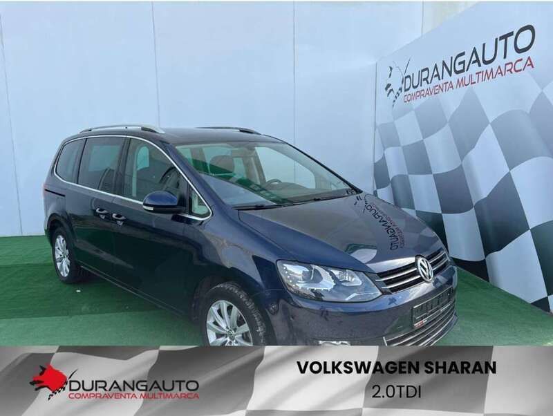 Azul Usado 2015 VW Sharan Advance Monovolumen | 21.990 € (Super precio) - Imagen 1/4