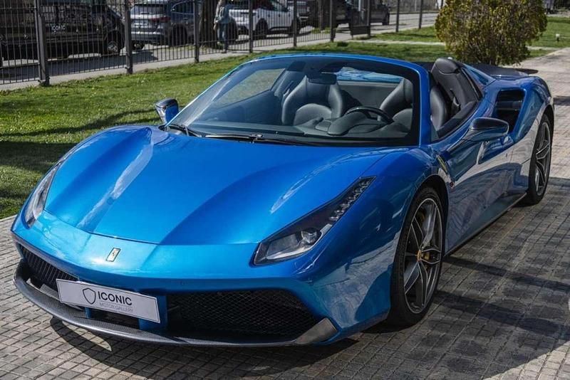Usado Ferrari 488 2018 Azul Descapotable