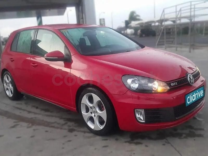 Usado VW Golf VI GTI 210 CV (154 kW) 2009 Rojo Utilitario