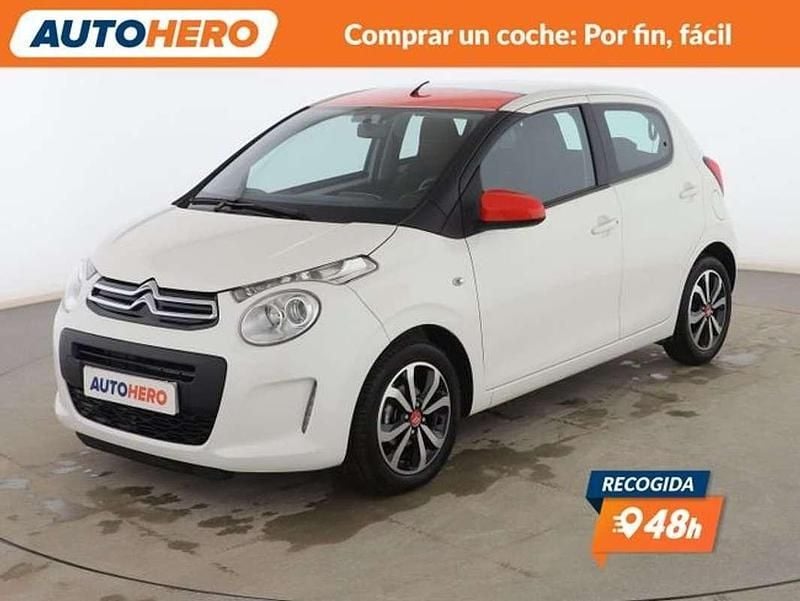 Usado Citroën C1 Feel 71 CV (52 kW) 2016 Blanco Utilitario