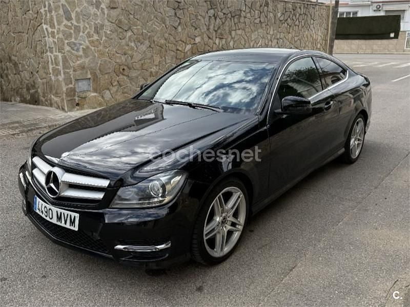Usado Mercedes C250 204 CV (150 kW) 2013 Negro Coupe