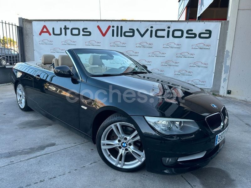 Negro Usado 2013 BMW 320 Cabriolet Descapotable | 13.200 € (Buen precio) - Imagen 1/4