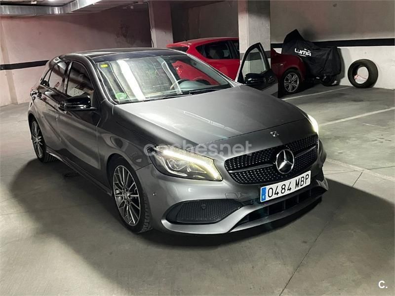 Gris / plata Usado 2017 Mercedes A180 AMG line Berlina | 17.300 € (Precio justo) - Imagen 1/4