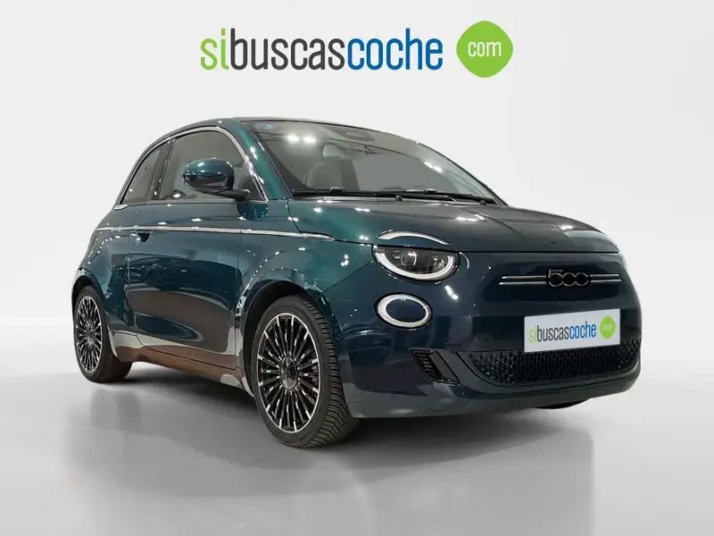 Verde Usado 2022 Fiat 500e La Prima Utilitario | 20.990 € (Caro) - Imagen 1/4