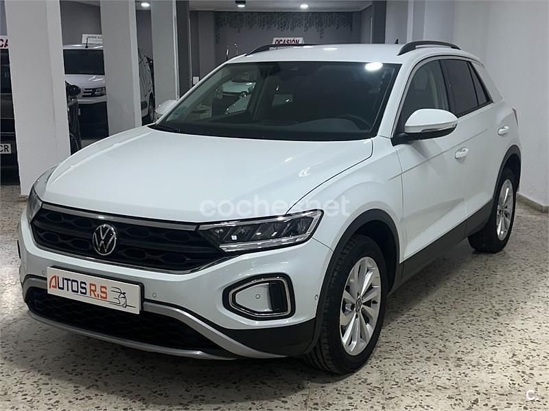 Blanco Usado 2022 VW T-Roc Life SUV | 21.500 € (Precio justo) - Imagen 1/4