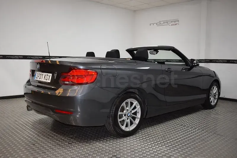 Usado BMW 220 184 CV (135 kW) 2017 Gris / plata Descapotable