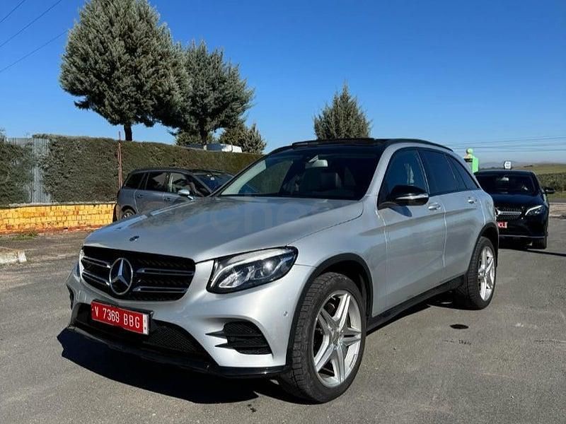 Usado Mercedes GLC220 170 CV (125 kW) 2018 Gris / plata SUV
