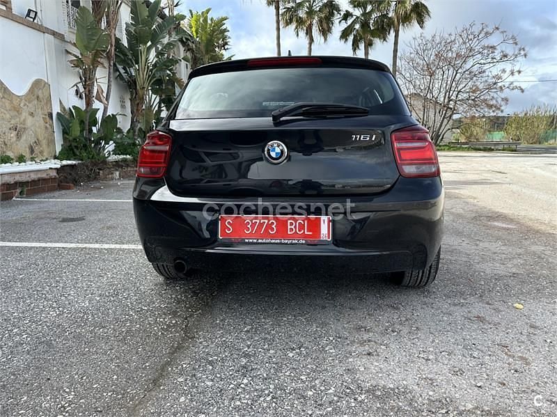 Usado BMW 116 136 CV (100 kW) 2015 Negro Utilitario