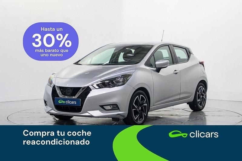 Gris Usado 2022 Nissan Micra Acenta Utilitario | 12.790 € (Precio justo) - Imagen 1/4