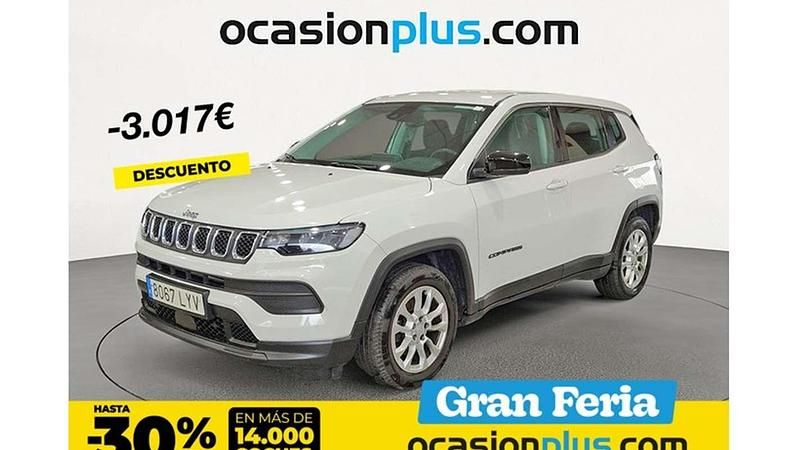 Blanco Usado 2022 Jeep Compass Longitude SUV | 15.446 € (Super precio) - Imagen 1/4