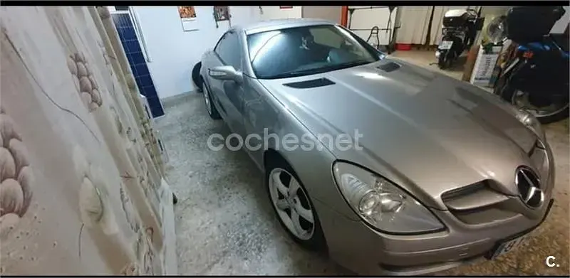 Usado Mercedes SLK200 163 CV (119 kW) 2006 Gris / plata Descapotable