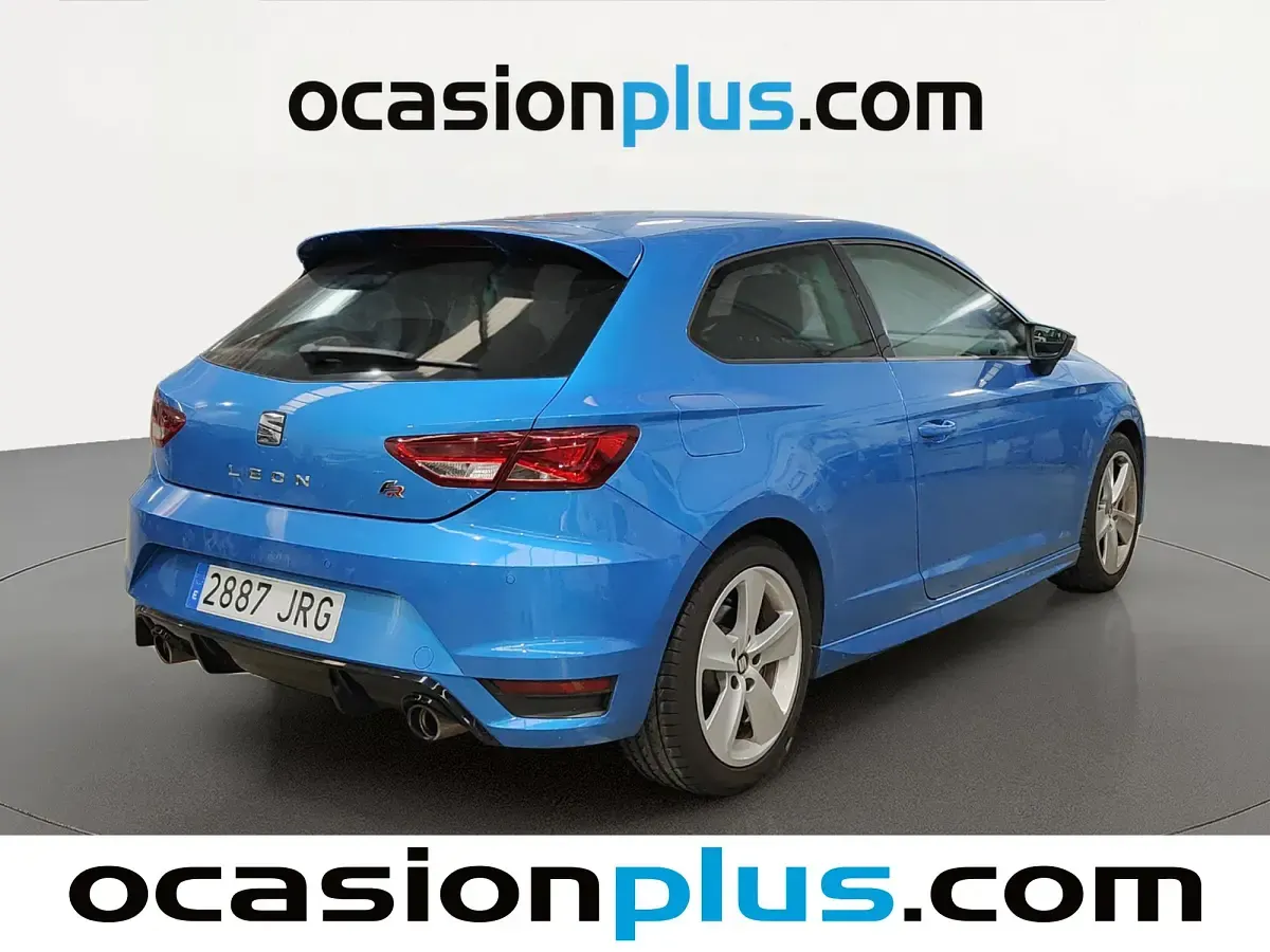 Usado Seat Leon FR 180 CV (132 kW) 2016 Azul Utilitario