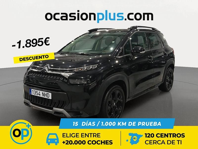 Negro Usado 2024 Citroën C3 Aircross PureTech SUV | 14.250 € (Precio justo) - Imagen 1/4