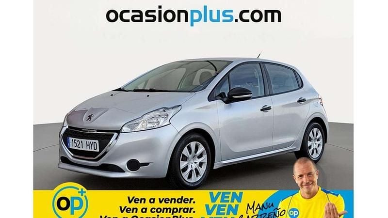 Usado Peugeot 208 Business-Line 68 CV (50 kW) 2014 Plateado Utilitario