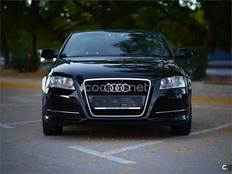 Usado Audi A3 Cabriolet Ambition 105 CV (77 kW) 2011 Negro Descapotable