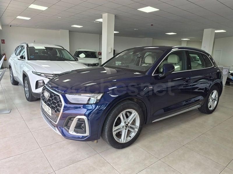 Usado Audi Q5 S-Line 163 CV (119 kW) 2022 Azul SUV