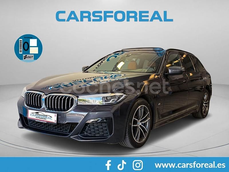 Negro Usado 2021 BMW 530e Familiar | 31.490 € (Precio justo) - Imagen 1/4