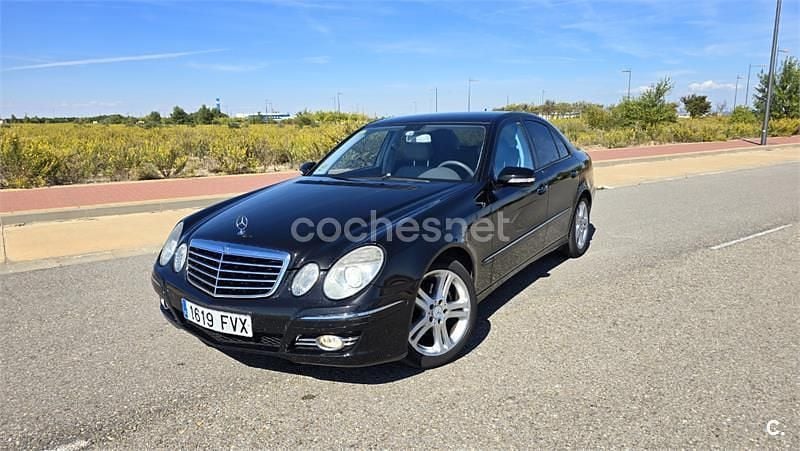 Negro Usado 2007 Mercedes E280 Avantgarde Berlina | 12.000 € (Precio justo) - Imagen 1/4