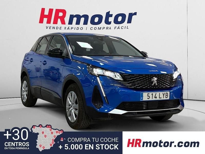 Azul Usado 2022 Peugeot 3008 Active SUV | 17.210 € (Precio justo) - Imagen 1/4