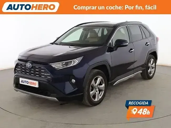 Usado Toyota RAV4 Hybrid Luxury 218 CV (160 kW) 2019 Azul SUV