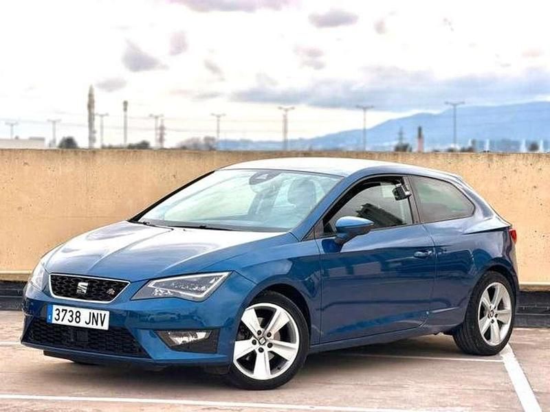 Usado Seat Leon SC FR 150 CV (110 kW) 2016 Azul Utilitario