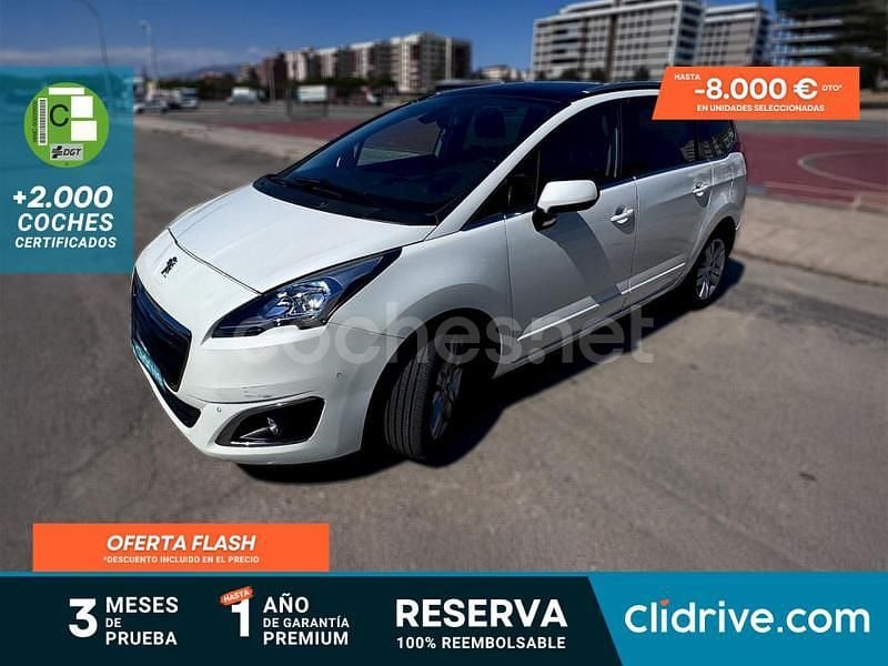 Blanco Usado 2014 Peugeot 5008 Allure Monovolumen | 9990 € (Precio justo) - Imagen 1/3