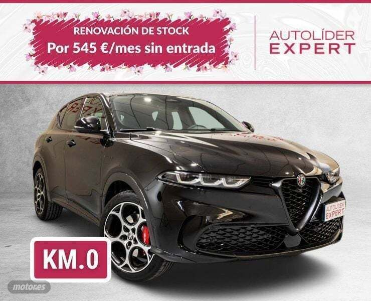 Negro Usado 2023 Alfa Romeo Tonale Veloce SUV | 49.500 € - Imagen 1/4