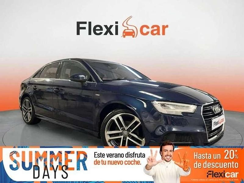 Azul Usado 2019 Audi A3 S-Line Berlina | 16.990 € (Buen precio) - Imagen 1/4