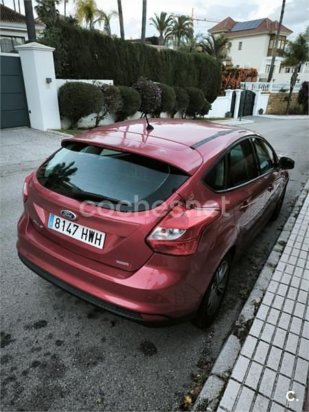 Usado Ford Focus Trend 125 CV (91 kW) 2014 Rojo Berlina