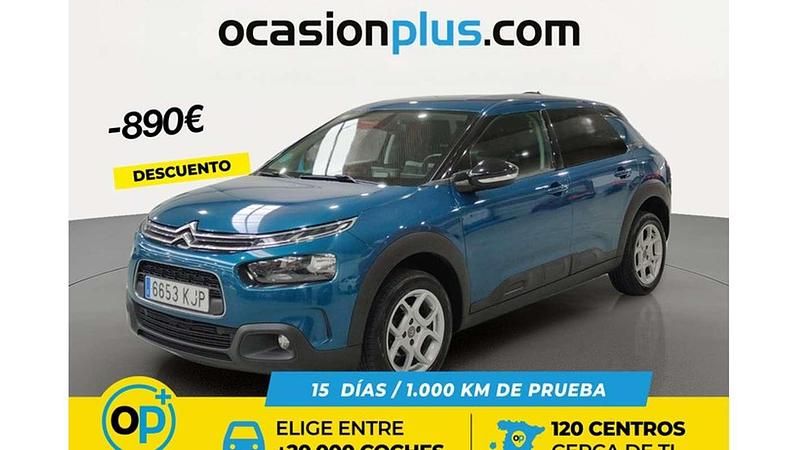 Usado Citroën C4 Cactus Feel 110 CV (80 kW) 2018 Azul Utilitario