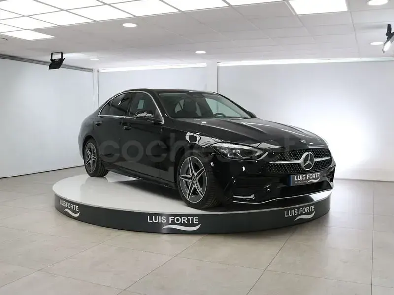 Usado Mercedes C200 163 CV (119 kW) 2022 Negro Berlina