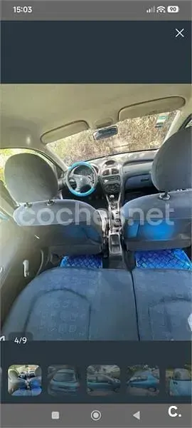 Usado Peugeot 206 75 CV (55 kW) 2001 Azul Berlina