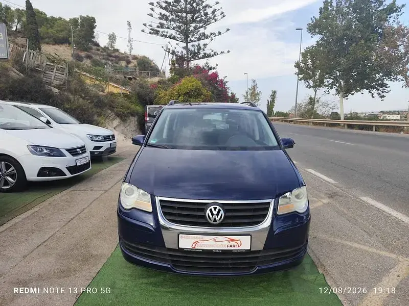 Usado VW Touran 105 CV (77 kW) 2007 Azul Monovolumen