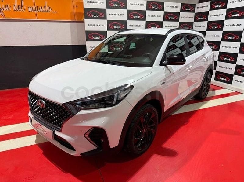 Usado Hyundai Tucson N Line 136 CV (100 kW) 2020 Blanco SUV