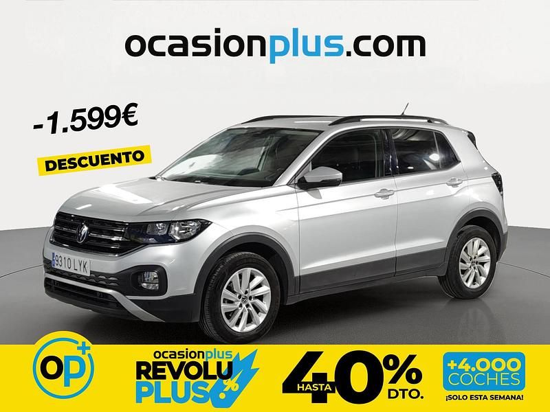 Usado VW T-Cross Advance 110 CV (80 kW) 2022 Gris SUV