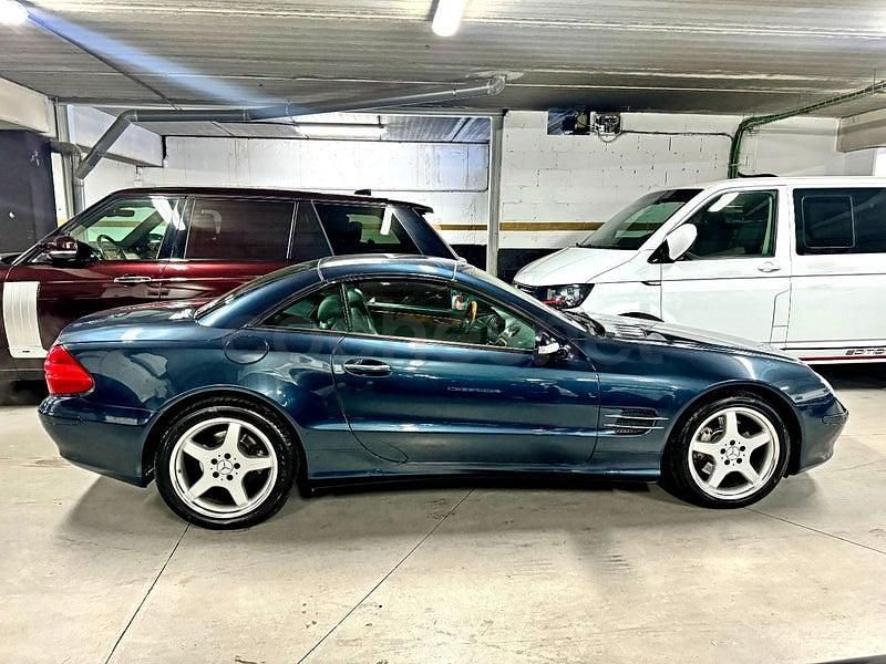 Usado Mercedes SL500 306 CV (225 kW) 2001 Azul Descapotable