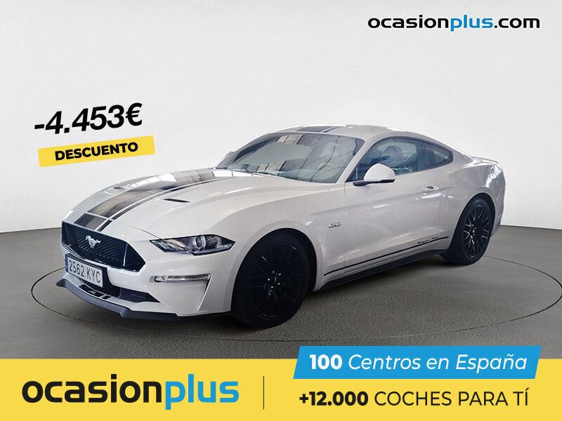 Blanco Usado 2019 Ford Mustang GT Fastback Coupe | 47.990 € (Un poco caro) - Imagen 1/4