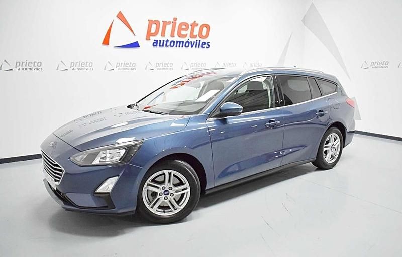 Azul Usado 2021 Ford Focus Trend+ Familiar | 12.900 € (Precio justo) - Imagen 1/4