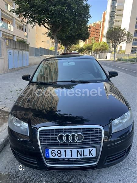 Usado Audi A3 105 CV (77 kW) 2007 Negro Utilitario
