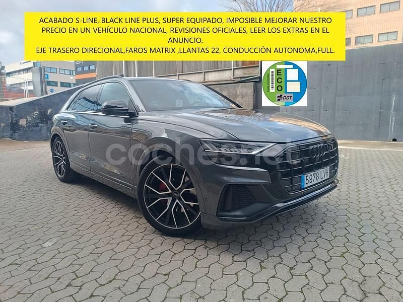 Gris / plata Usado 2022 Audi Q8 S-line plus SUV | 63.995 € (Super precio) - Imagen 1/4