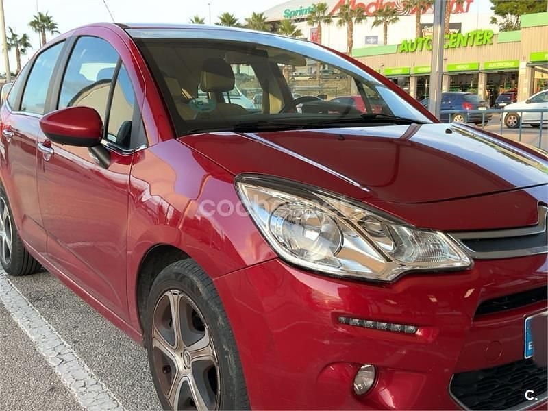 Granate Usado 2016 Citroën C3 Feel Berlina | 4300 € (Super precio) - Imagen 1/4
