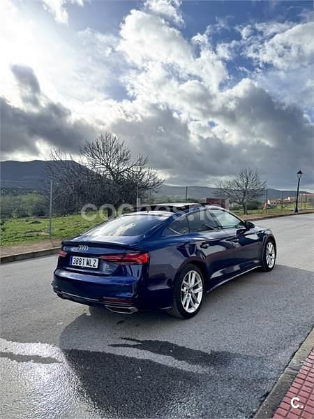 Usado Audi A5 Sportback S-Line 204 CV (150 kW) 2021 Azul Utilitario