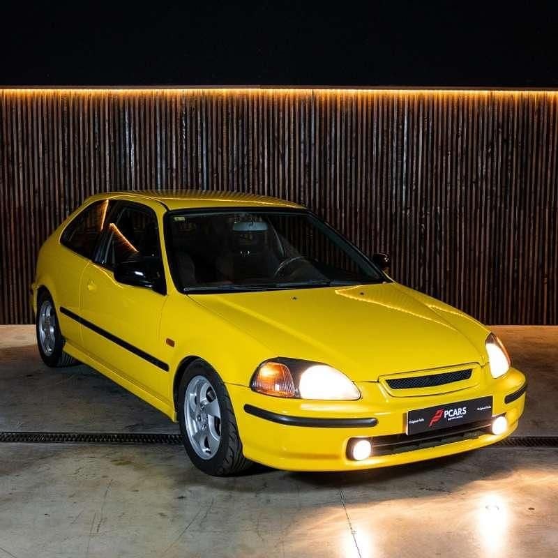 Usado Honda Civic 160 CV (117 kW) 1996 Amarillo Utilitario