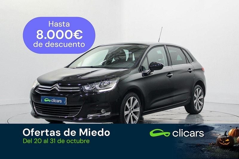 Negro Usado 2017 Citroën C4 Feel | 8990 € (Super precio) - Imagen 1/4