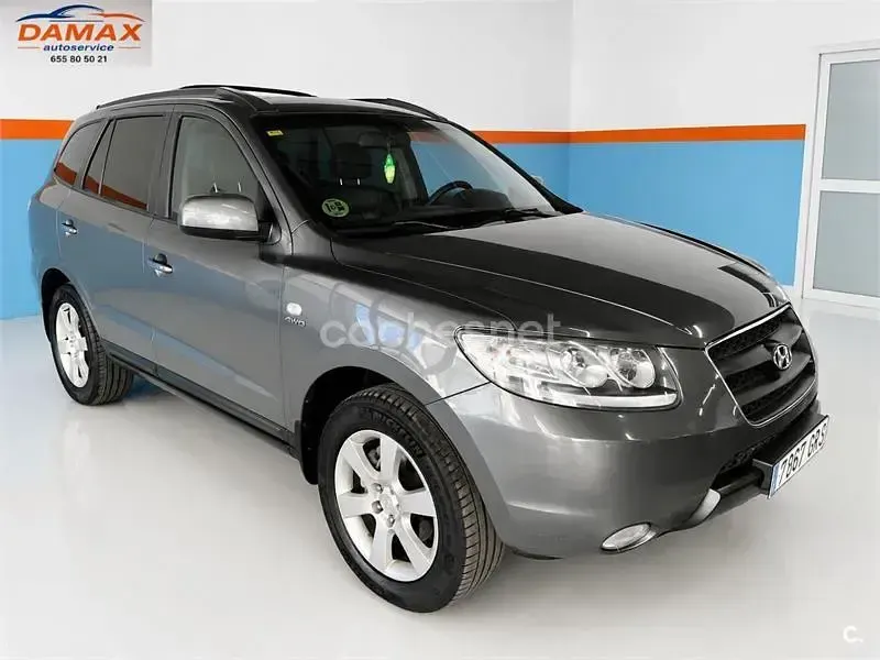 Usado Hyundai Santa Fe Style 155 CV (114 kW) 2009 Gris / plata SUV